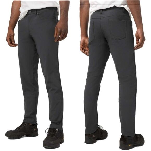Lululemon ABC Pant Classic 34” *Warpstreme Obsidian - Picture 1 of 5